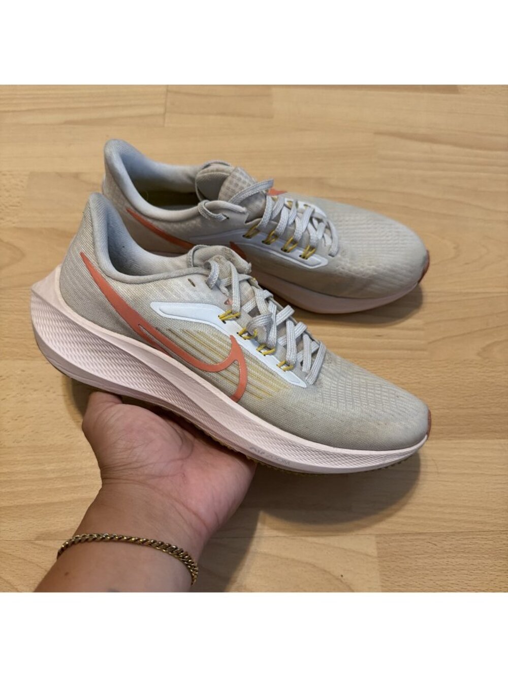 Nike Womens Air Zoom Pegasus 39 Iris Whisper White Root DH4072-501 Wmns Sz 7